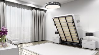 Classic double vertical wall bed by Wall Bed King [upl. by Kiah29]