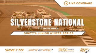 Ginetta Junior Winter Series  Silverstone  Race 2  LIVE [upl. by Ateuqirne]