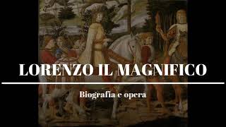 LEZIONI DI LETTERATURA  Lorenzo il Magnifico [upl. by Ecinev374]