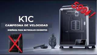 Fibra de carbono a tu alcance Creality K1C ¿el competidor definitivo de Bambu Lab🔥 [upl. by Arramahs998]