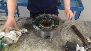 MACHINE SHOP MAINTENANCE How to Grease a BISON Lathe Chuck Part 2 [upl. by Cathie98]