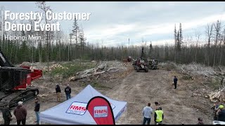 Customers turn out for RMS forestry demo event [upl. by Leahcimdivad86]