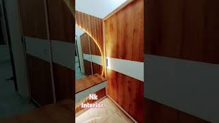 Dressing table with almirah design nkinterior shortvideo home artandcraft furniture cupboard [upl. by Joao869]