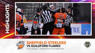 Sheffield Steelers v Guildford Flames  EIHL  6th October 2022 [upl. by Alel]