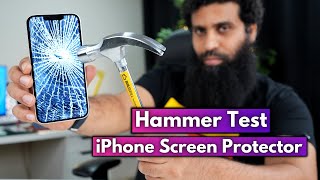 iPhone Hammer Test with Totem 3D Impact Screen Protector [upl. by Ita]