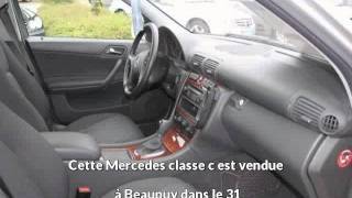 Mercedes classe c occasion à Beaupuy [upl. by Ydorb]