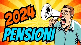 Pensioni le 3 novità della manovra 2024 [upl. by Apul]