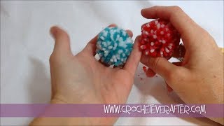 Multi Colored Pom Pom Tutorial [upl. by Niamreg]