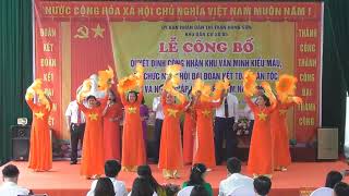 Bài múa Đảng đã cho ta mùa xuân của khu 5 thị trấn Hùng Sơn [upl. by Boarer]