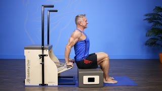 Beginner Pilates Chair Workout [upl. by Arundell525]