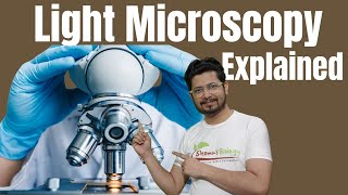 Principle of light microscopy  Light microscope parts and functions [upl. by Ahsatak]