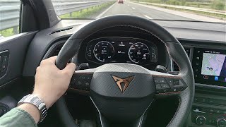 Cupra Ateca 15 TSI 2023  conusmption on highway long term and since refuel [upl. by Anorahs849]