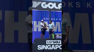 Brooks Koepka Wins LIV Golf Singapore smashgc brookskoepka livgolf [upl. by Margit559]