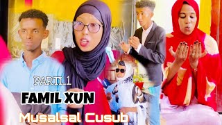 FAMIL XUN 🥶PARTI1MUSALSAL CUSUB SOMALI TIKTOK CHANNEL 🇸🇴 [upl. by Nivlag]