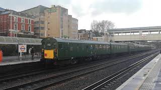 Hastings DEMU at Kensington Olympia 21 December 2019 [upl. by Lathrop]