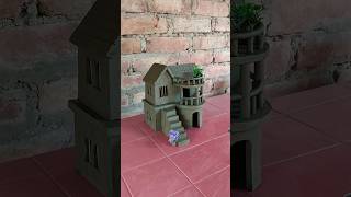 Beautiful mud house making with clay 🏠  clayhouse mudhouse [upl. by Aniret]