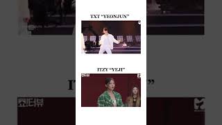 txitzy yjs things txt yeonjun itzy yeji [upl. by Llemmart]