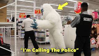 Fake Yeti Prank At Walmart [upl. by Eisen308]