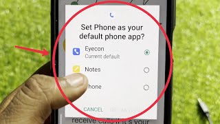 Eyecon Remove Default Dialer  Set Phone as your default phone App  kaise hataye Eyecon Default ko [upl. by Imailiv]