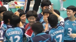 春の高校バレー 誠英 山口 vs 柏井 千葉 女子準決勝 2013112 [upl. by Attolrahc]