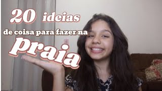 20 ideias de coisas para fazer na praia 🏖️😎 [upl. by Ahsar913]