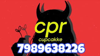 CupcakKe  CPR  Roblox Music CodeID WORKING [upl. by Einned]