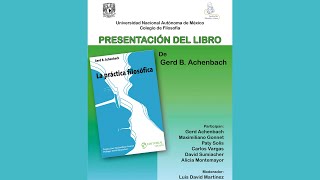 Presentación de Libro La práctica filosófica [upl. by Nyladnek101]