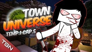 TOWN UNIVERSE BIENVENIDA A CASA JALLY 5 MINECRAFT SERIE DE MODS [upl. by Huskamp]