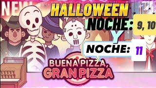 🌙 Nivel 9 10 y 11 En El Evento De Halloween 🎃 En Buena Pizza Gran Pizza 🍕 [upl. by Justinian]