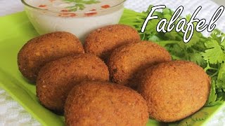 Falafel Recipe  How to make Falafel at home  Kanaks Kitchen [upl. by Maureen318]