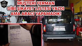 BU ARABA TAM BİR YÜRÜYEN MASRAF Ford Connect 18 90 HP Motor Turbo  InterCooler Yağ Bakımı [upl. by Ahgem]