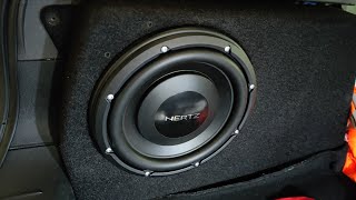 Hertz Mille MPS 250 Subwoofer test 17l sealed box [upl. by Atel]