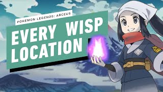 Pokemon Legends Arceus  Every Wisp Location [upl. by Browning872]