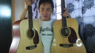 Comparison Martin D16RGT and D16GT Rosewood Vrs Mahogany Review In Singapore [upl. by Dietrich]