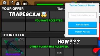 MURDER MYSTERY2 TRADE SCAM SCRIPT AND INSTANT ACCEPT🤯 [upl. by Anead]