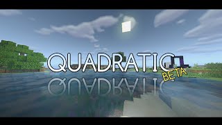 Quadratic Shaders v121 Beta  Beautiful Shaders for Mid High end devices  MC 117 [upl. by Maidie]