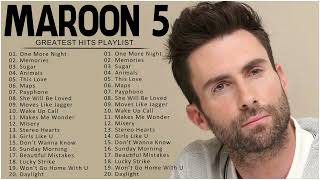 Maroon 5  Best Songs Collection 2023  Greatest Hits Songs of All Time [upl. by Azarria]