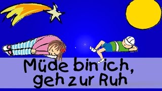 Müde bin ich geh zur Ruh  Die besten Schlaflieder für Kinder  Kinderlieder [upl. by Latsyrhk]