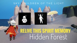 Relive this spirit memory from Hidden forest Daily mission Sky cotl [upl. by Leunad965]