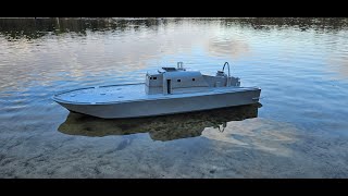 Rescued 124th Scale Vosper Perkasa RC Torpedo Boat First Outing [upl. by Pantheas]