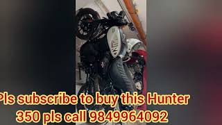 Urgent Sale Royal Enfield Hunter 350 Model 2024 Validity 2039 km 3659 fancy num petrol B S 6 just 4m [upl. by Corsetti892]