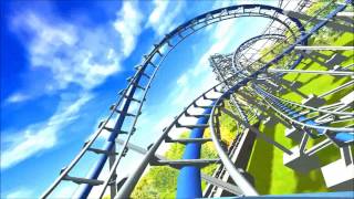 RCT3  Water Dragon Vekoma Corkscrew CT [upl. by Hayyim767]