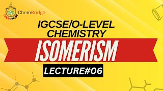 IGCSEOLevel Organic chemistry Isomerism in Alkanes and Alkenes Lecture  6 [upl. by Odelia]