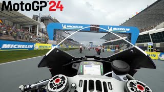 MotoGP 24  REDBULL KTM RC16  Le Mans Grand Prix de France Circuit Race gameplay [upl. by Ymma]