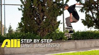 How To Kickflip Frontside Tailslide Dave Bachinsky Alli Sports Skateboard Step by Step Trick Tips [upl. by Freddi]