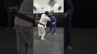 Great BJJ technique from wrestling Firemans Carry with loop choke variation [upl. by Nothsa]