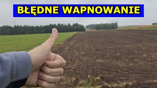 Błędne Wapnowanie Gleby Jesienią i Wiosną Jak i Kiedy Stosować Wapno Dolomit Kreda Wapno Obornik [upl. by Margaux]