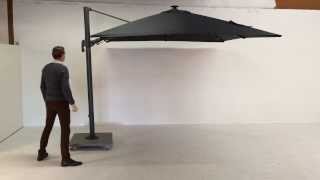 Palermo parasol with LED demo [upl. by Allekram]