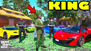 Franklin Is The New KING OF LOS SANTOS in GTA 5  SHINCHAN and CHOP [upl. by Brinn688]