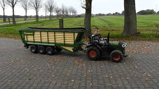 Mini Fendt 1050 Krone TX560 silage trailer [upl. by Nonnel]